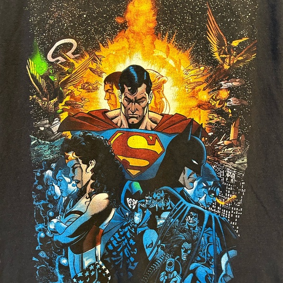 Vintage Superman/Batman T Shirt - Picture 2 of 7